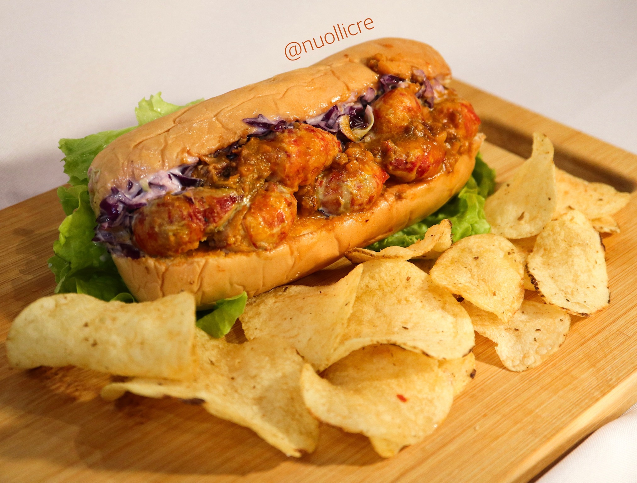 Gourmet Crawfish Roll and other specialty dishes made with organic Australian Red Claw Crayfish